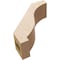 Ekena Millwork 3-inch W x 8-inch D x 8-inch H Baker Rough Cedar Woodgrain TimberThane Knee Brace, Primed BRCUR03X08X08BKRRCPR - alternate 2